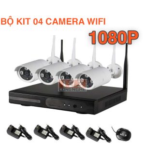 Trọn bộ Kit 4 Camera không dây IP Wifi 1080P