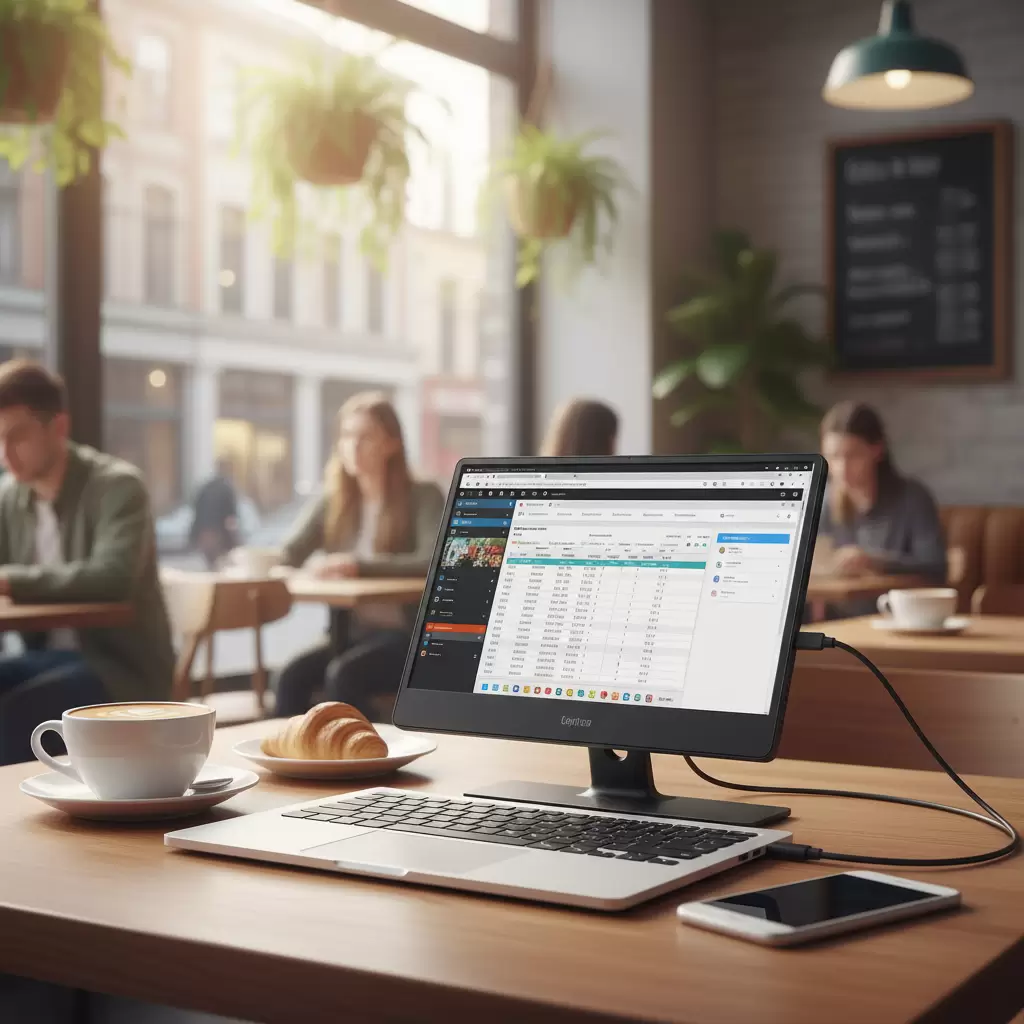 Màn hình di động là giải pháp linh hoạt cho những người thường xuyên di chuyển