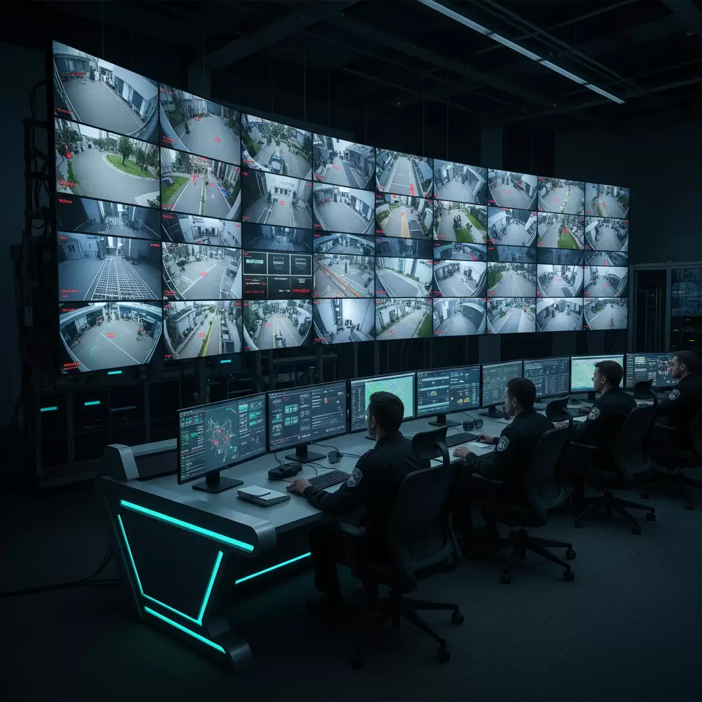 Các hệ thống an ninh quy mô lớn luôn ưu tiên sử dụng màn hình chuyên dụng để đảm bảo hiệu quả giám sát