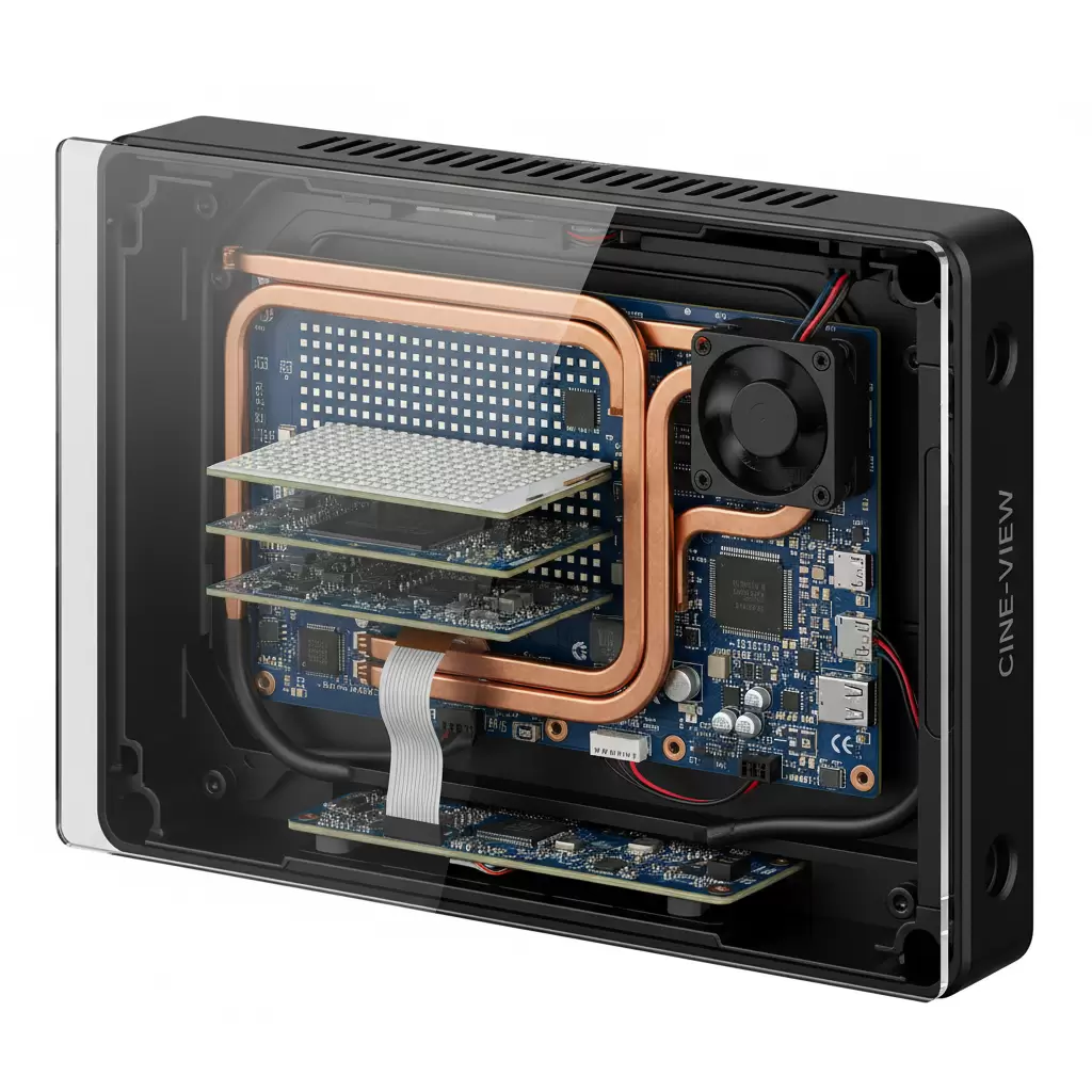 Màn hình chuyên dụng được trang bị linh kiện cao cấp và cơ chế tản nhiệt tối ưu cho vận hành liên tục