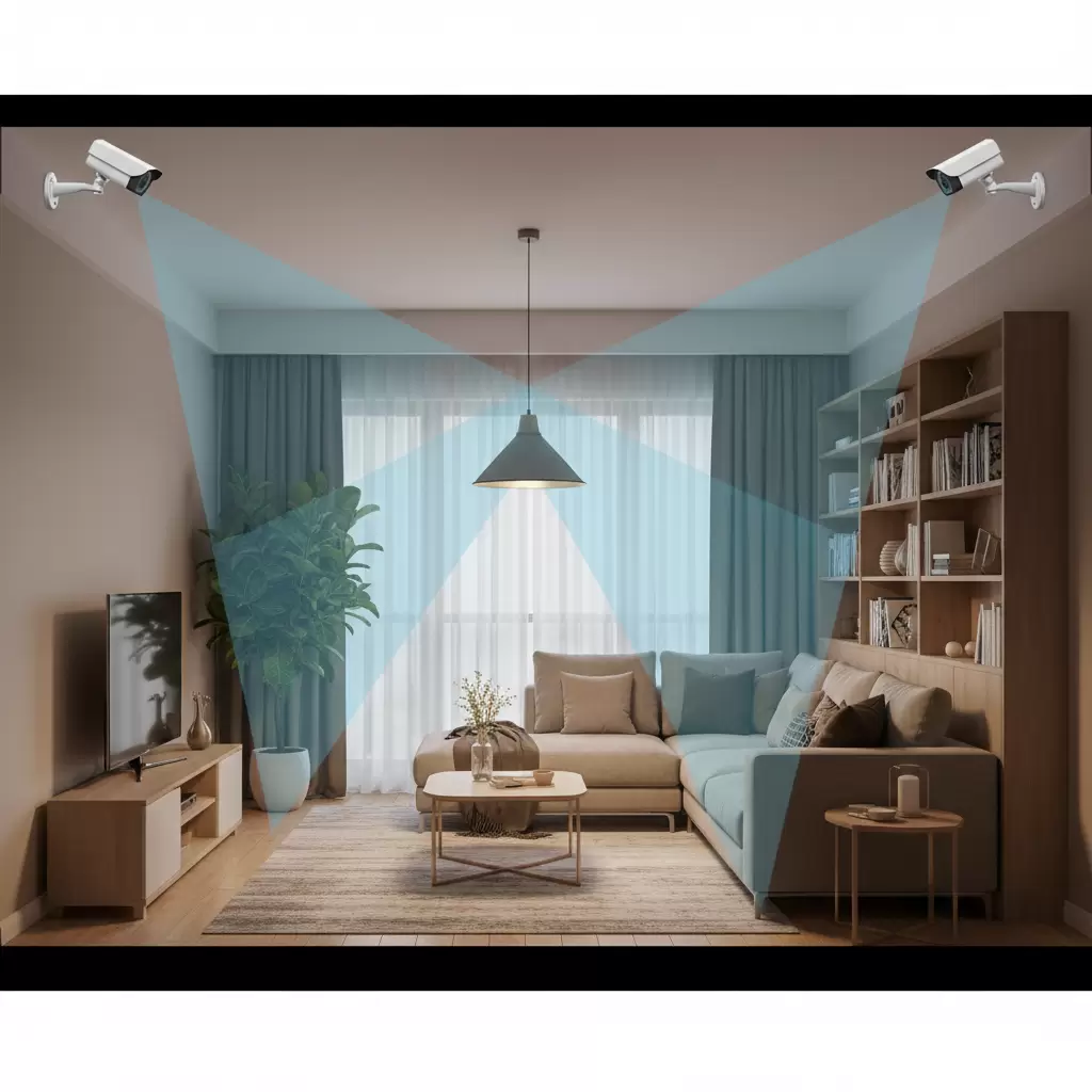 gemini_image_1768841417 Minh họa các điểm mù thường gặp khi lắp đặt camera sai vị trí