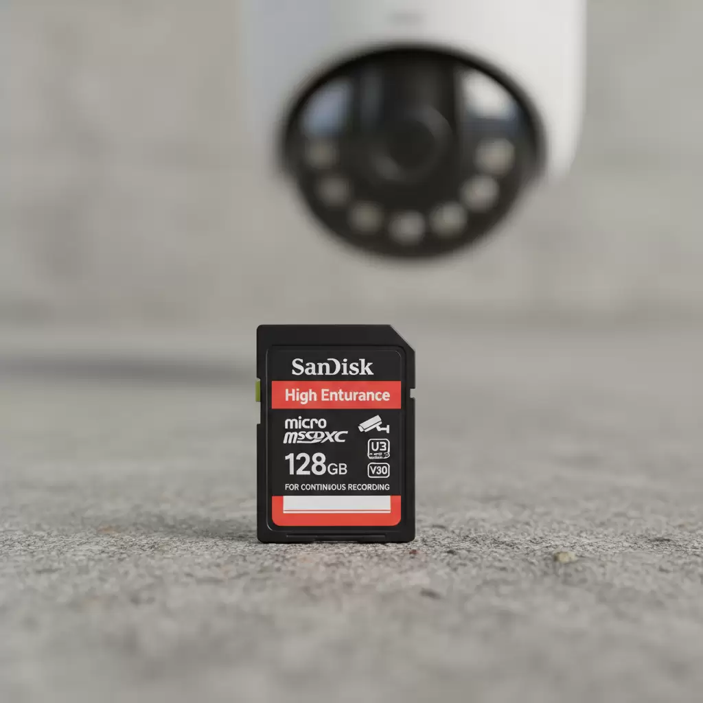 gemini_image_1768842355 Thẻ nhớ chuyên dụng cho camera giám sát có tốc độ ghi cao