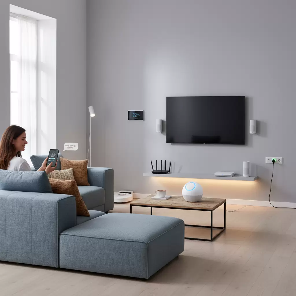 gemini_image_1768846627 Xu hướng lắp đặt nhà thông minh giá rẻ đang trở nên phổ biến trong các gia đình trẻ