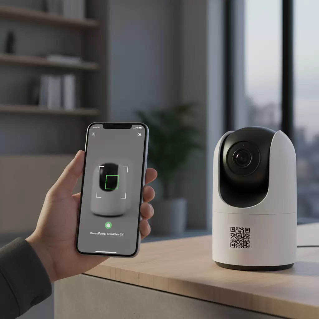 gemini_image_1768847453-1 Phương thức quét mã QR giúp đồng bộ hóa thiết bị với điện thoại một cách nhanh chóng