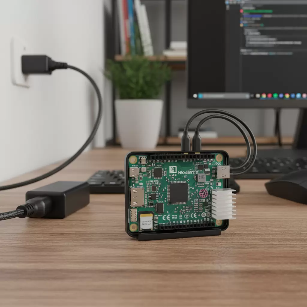 gemini_image_1768848644 Bộ bo mạch Raspberry Pi và các phụ kiện đi kèm cần thiết cho người mới