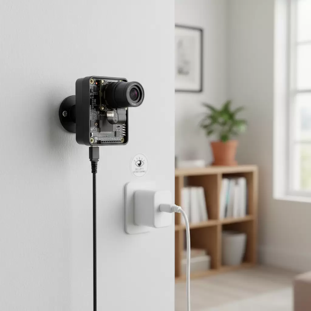 gemini_image_1768848937 Hệ thống giám sát mini sử dụng Raspberry Pi và camera module chuyên dụng