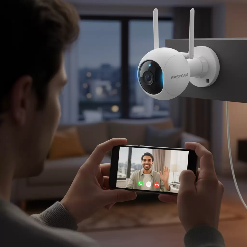 Tính năng đàm thoại hai chiều giúp kết nối các thành viên trong gia đình dễ dàng hơn